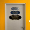 Signs ByLITA Designer Please Ring Doorbell Sign (Black Gold) -