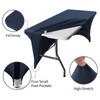 Newthinking 6FT Stretch Tablecloth for Craft, Spandex Stretch Table Cloth,