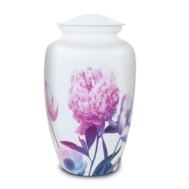 Honorary Memorials Urn - Urns for Human Ashes Adult - Eternal Bloom Flower Urn - Memorial Urns for Human Ashes - Decorative Urns - Cremation Urn for Adult Ashes - Urn for Female, Mom, Women