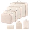 Suitcase Organiser Set 7-Piece Waterproof Packing Cubes Suitcase Organiser Packing