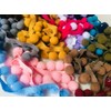 XL 2cm Pom Pom Bobble Trim Fringe Pompom Trimming Cushions
