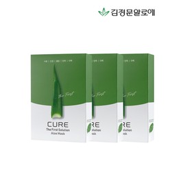 Half Club / Kim Jung Moon Aloe Cure Aloe Mask Pack Season 2 30 Sheets / 김정문알로에 큐어 알로에 마스크팩 시즌2 30매