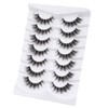 Happy Heartbeat 3D Clear Band False Eyelashes, Cat Eye, Wispy,