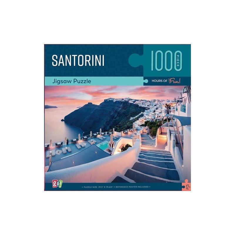 Go! Games, GC Santorini 1000pc puzzle