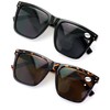 V.W.E. 2 Pairs Women Oversized Square BIFOCAL Sunglasses Reader -