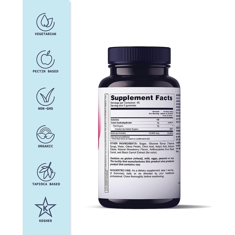 LIVS Gummy Vitamins (Biotin - 2 Pack)…