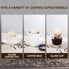PARACITY 50Pcs Portable Coffee Filter Bag with Hanging Ear Design,
