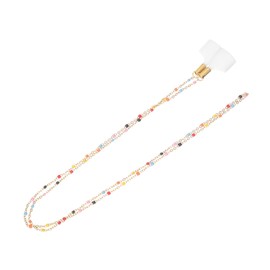 OSALADI 2pcs Anti-Lost Magnetic Necklace Wireless Earbuds Hanging Chain Earbud Neck Strap Sports Ear Buds Wireless Sport Earbuds Headset Men and Women Silica Gel The Chain Earphone