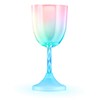 Light Up Wine Glass with Long Spiral Stem (Set of
