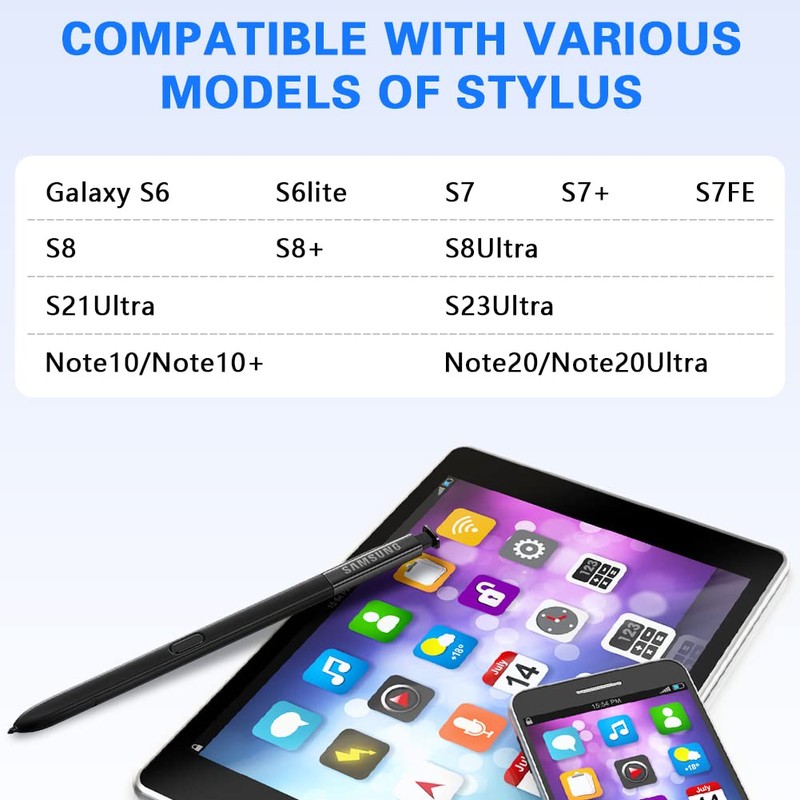 Flintronic S-Pen 10pcs Black Replacement Touch Stylus Tips Replacement Tip