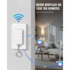 Remote Control Outlet, WILAWELS Wireless Light Switch with Magnetic Base,