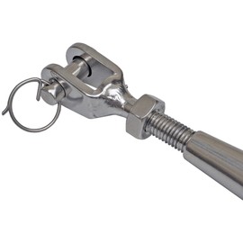 Five Oceans FO2954 3/8 inches (10 Mm) Jaw/jaw Turnbuckle Closed Body for Sailboat 316 Stainless Steel-