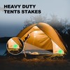 8Pack Tent Stakes-8” Drill in Heavy Duty Ground Pegs Screw