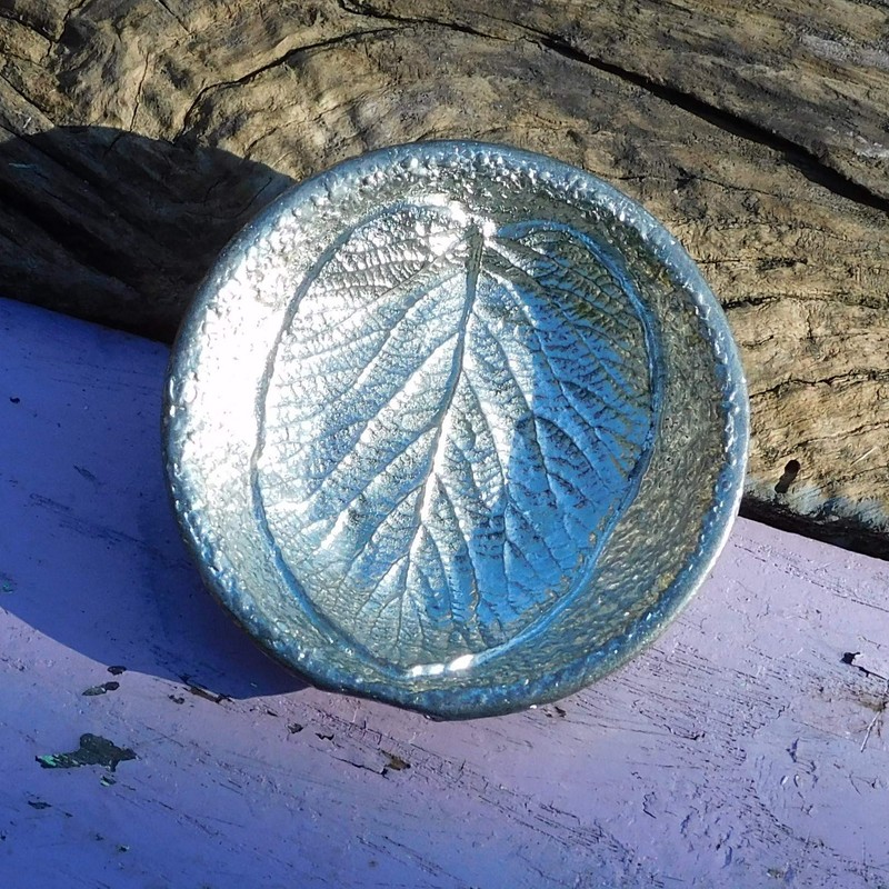 Gorgeous Solid Lead-Free Pewter Trinket Dish, Inspired by English Summer