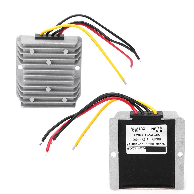 24V to 12V 8A 96W Power Converter Voltage Reducer DC
