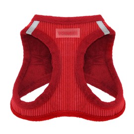 Best Pet Supplies Voyager Step-in - Arnés de Felpa para Perros pequeños y medianos, arnés (Pana roja), S (Pecho: 14.5-16 Pulgadas)