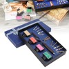 Dip Pen 4-Color Wood Pole Fountain Pen with Replaceable Nib