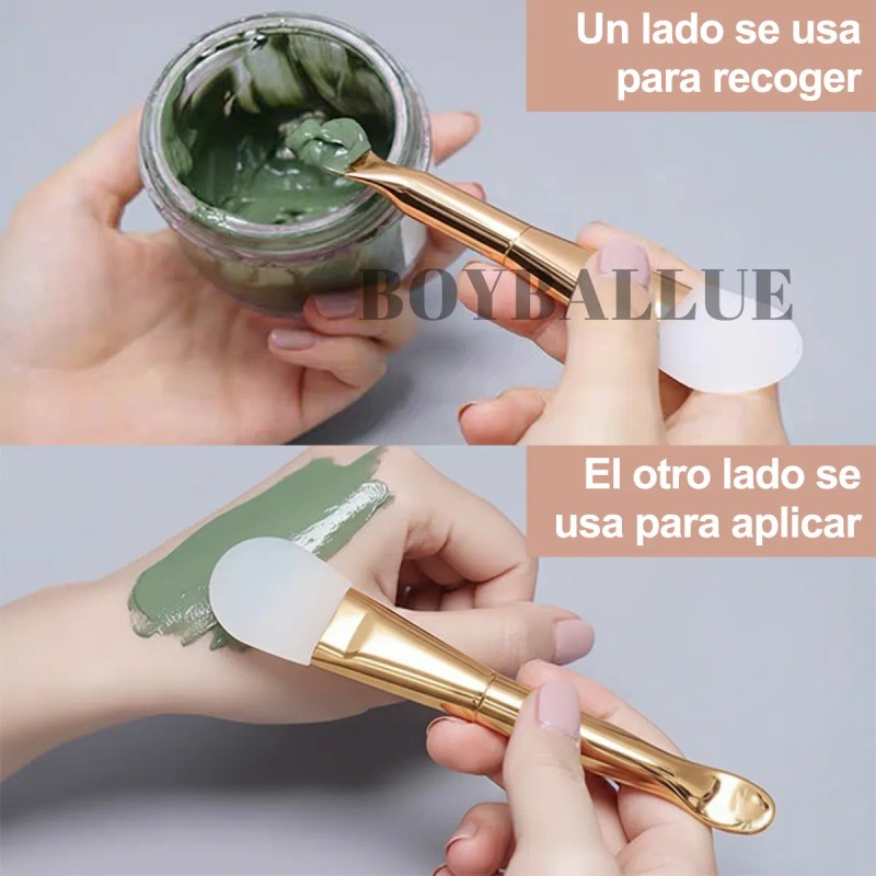 🔥 3pz brochas faciales silicona para mascarillas y limpiadores Vitaminas