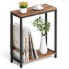 SLEEPING LAMB Narrow Small Side Table for Small Space, 2