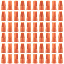 HANLATO 180PCS Wire Connectors Nuts Spring Insert Twist Caps Connection Insulating Insert Twist Electrical Wire Connectors Nuts Screw Electric Wire Caps for Quick Connection (Orange)