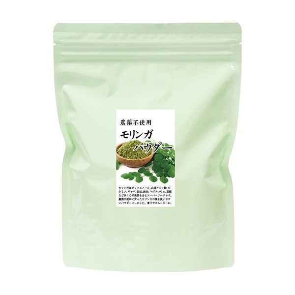 自然健康社 Moringa Powder, 3.5 oz (100 g), Moringa, Tea, Powder, Supplement, Additive-Free, Pesticide-free 100% Made in the Philippines