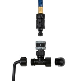 Flush Buddy® Yamaha Outboard Flush Adapter - Quick Connect compatible Straight Outboard Flush Adapter for Outboard Yamaha® Engine