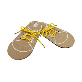 Namvo 2 Pieces Shoelace Trainer Exercises for Tying Shoelaces, Training Board for Tying Laces, Learn How to Tie Shoelaces