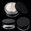 JAGETRADE 50 g Plastic Empty Loose Powder Box with Strainer