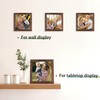 NDUFOA 5x5 Picture Frame, Rustic Square Frame Display 5x5 Photos,