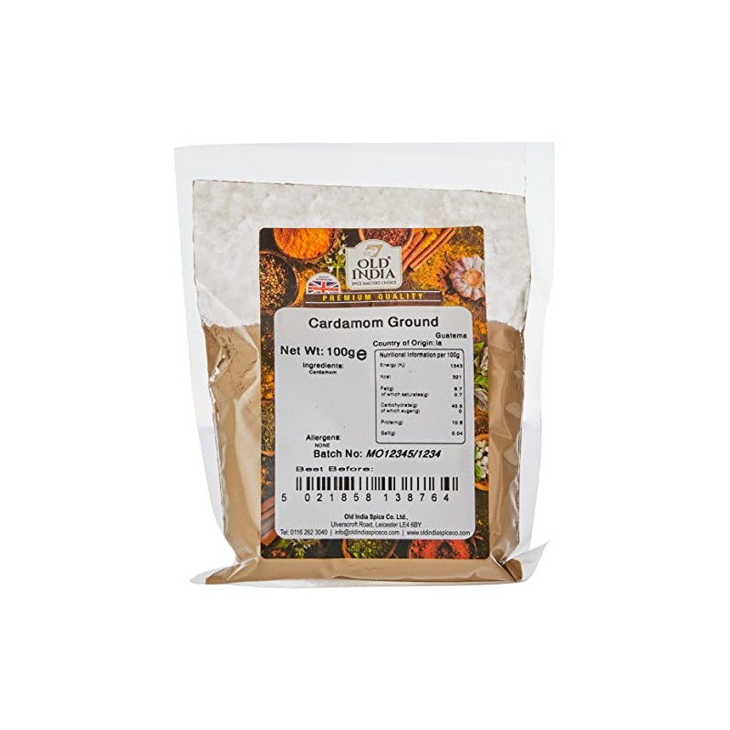 Old India Cardamom Ground 100g