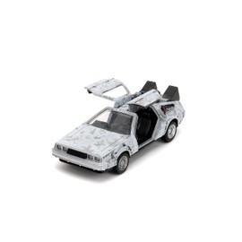 Volver al Futuro 1:32 Time Machine Frost Coche Fundido a presión, Juguetes para niños y Adultos