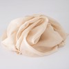 Chuqing Chiffon Table Runner, Decorative Fabric in Natural Beige, Thin