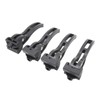 Rear Clamp, 4Pcs Universal Replacement Parts for Hard Folding or