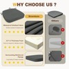 downluxe Chair Cushions for Dining Chairs, Waterproof Kitchen Chair Pads,