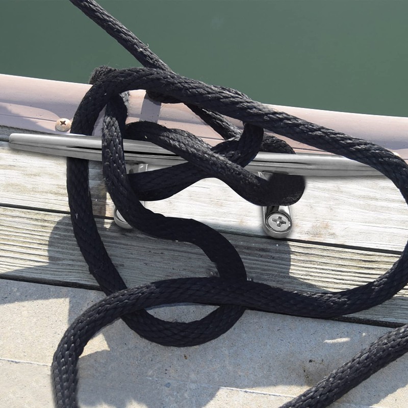 VEITHI 6 inch 316 Stainless Steel Boat Cleat, Boat Cleats