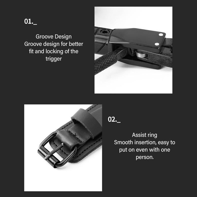 Archery Release Aid PU Iron High Stability Bow Release Wrist