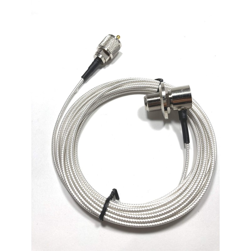 Red Lightning RL109 Coaxial Cable, Low Loss, Teflon Shield, 16.4