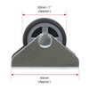 SPARES2GO Universal Divan Bed Cabinet Drawers (Fixed Plate) Castor Wheels