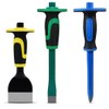 CFH-ALLEZ 3 Piece Set, Chisel With Handguard, Cement Chisel,Including Flat