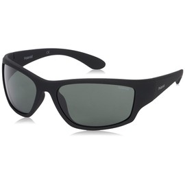 Polaroid Men's PLD 7005/S RC YYV 63 Sunglasses, Black Rubber/Green Pz