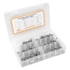 200PCS Round Head Cross Screws 304 Stainless Steel Self Drilling