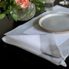 Huddleson Cinta Italian Linen Placemat Concrete Grey Border, Set of