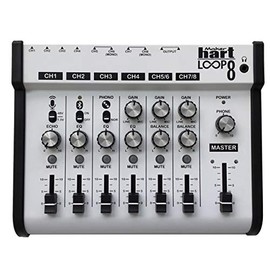 Maker hart Loop Mixer 8 3.5mm/6.3mm JACK/Bluetooth/Phono EQ Pre-amplify/microphone Compatibility/audio mixer