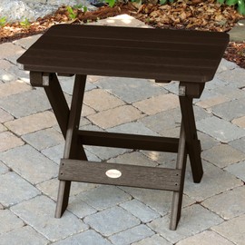 highwood Folding Adirondack Side Table, Weathered Acorn