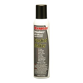 Dynatex 47182 DynaGrey Low Volatile RTV Silicone Gasket Maker, -85 to 500 Degree F, 8 oz Automatic Can, Grey
