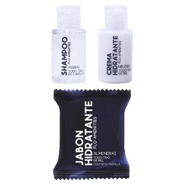 Kit de Amenidades para Airbnb o Hotel – Contiene 330 Piezas (Shampoo, Jabón y Crema Corporal) | Amenidades Hoteleras | Flo Amenities