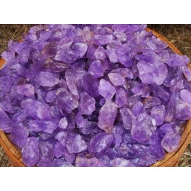 1000 Carat Lots of Unsearched Natural Amethyst Rough + a FREE Faceted Gemstone