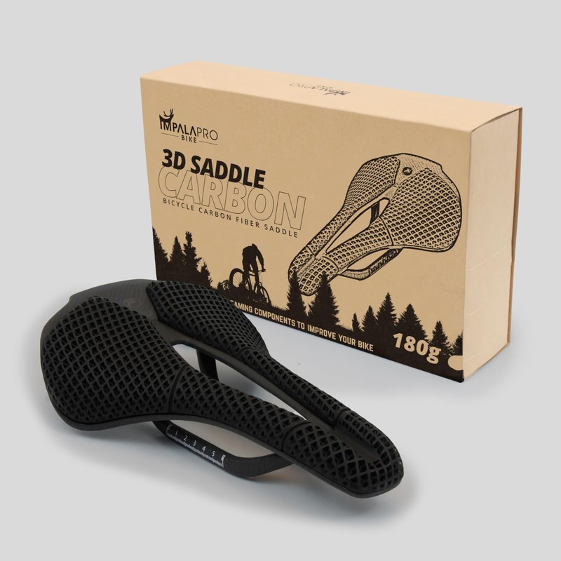 IMPALAPRO Carbon Saddle 3D Print Ultralight 250 x 140 mm