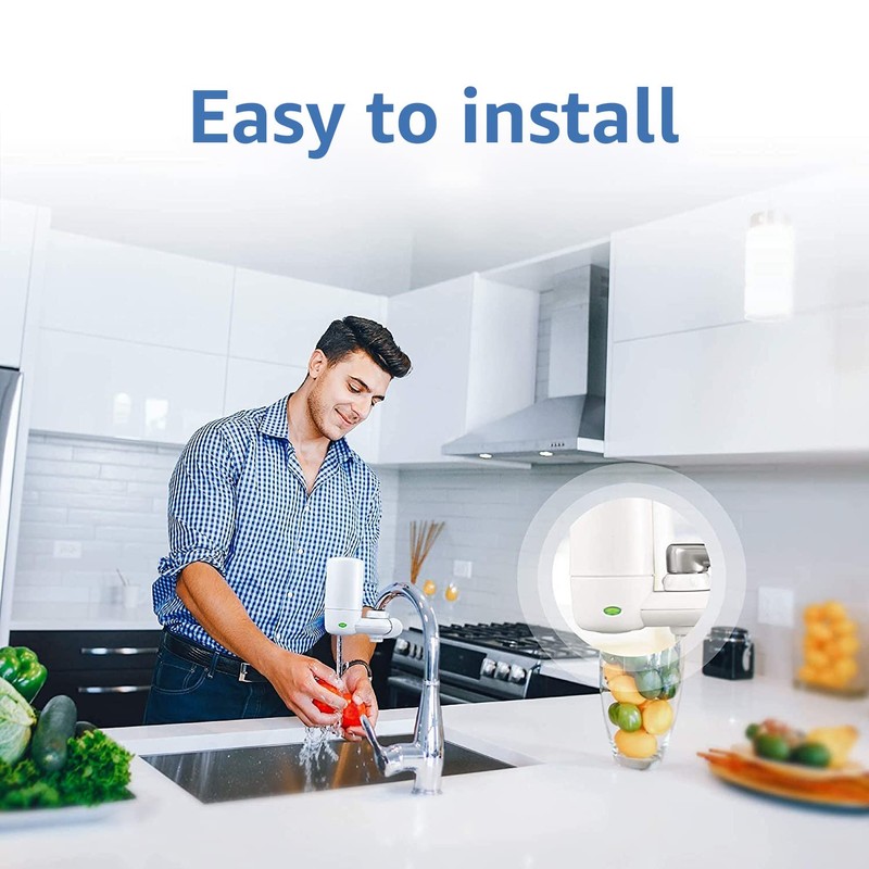 AQUA CREST Faucet Water Filter, Replacement for Brita® Filter, Brita®