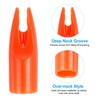 PATIKIL Archery Arrows Nocks 7mm, 60 Pcs Plastic Glue on